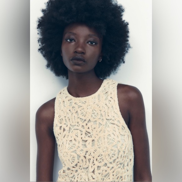 Zara Knit Midi Dress NWT - Picture 5 of 8